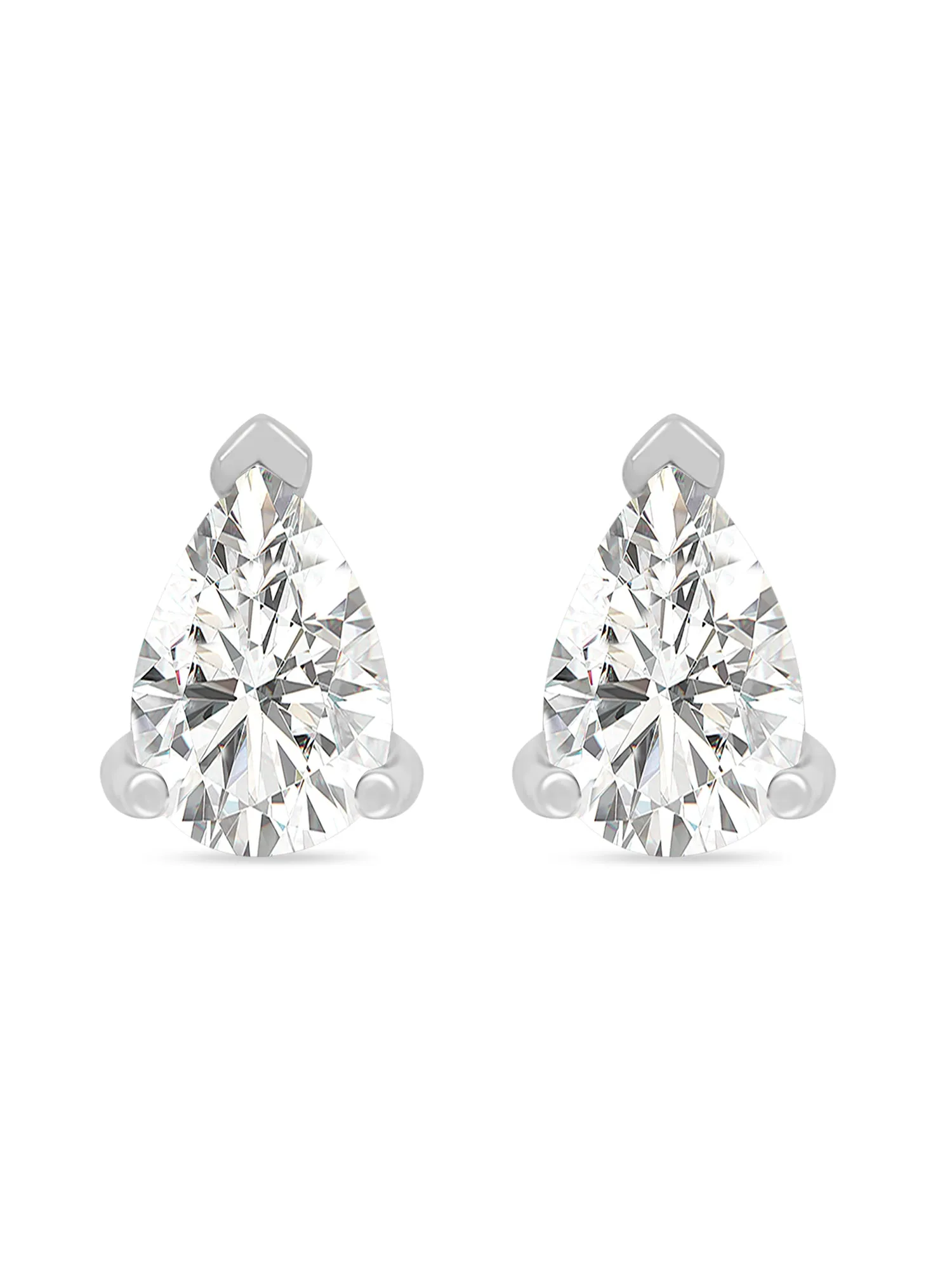 0.5 Carat American Diamond 925 Silver Studs For Women