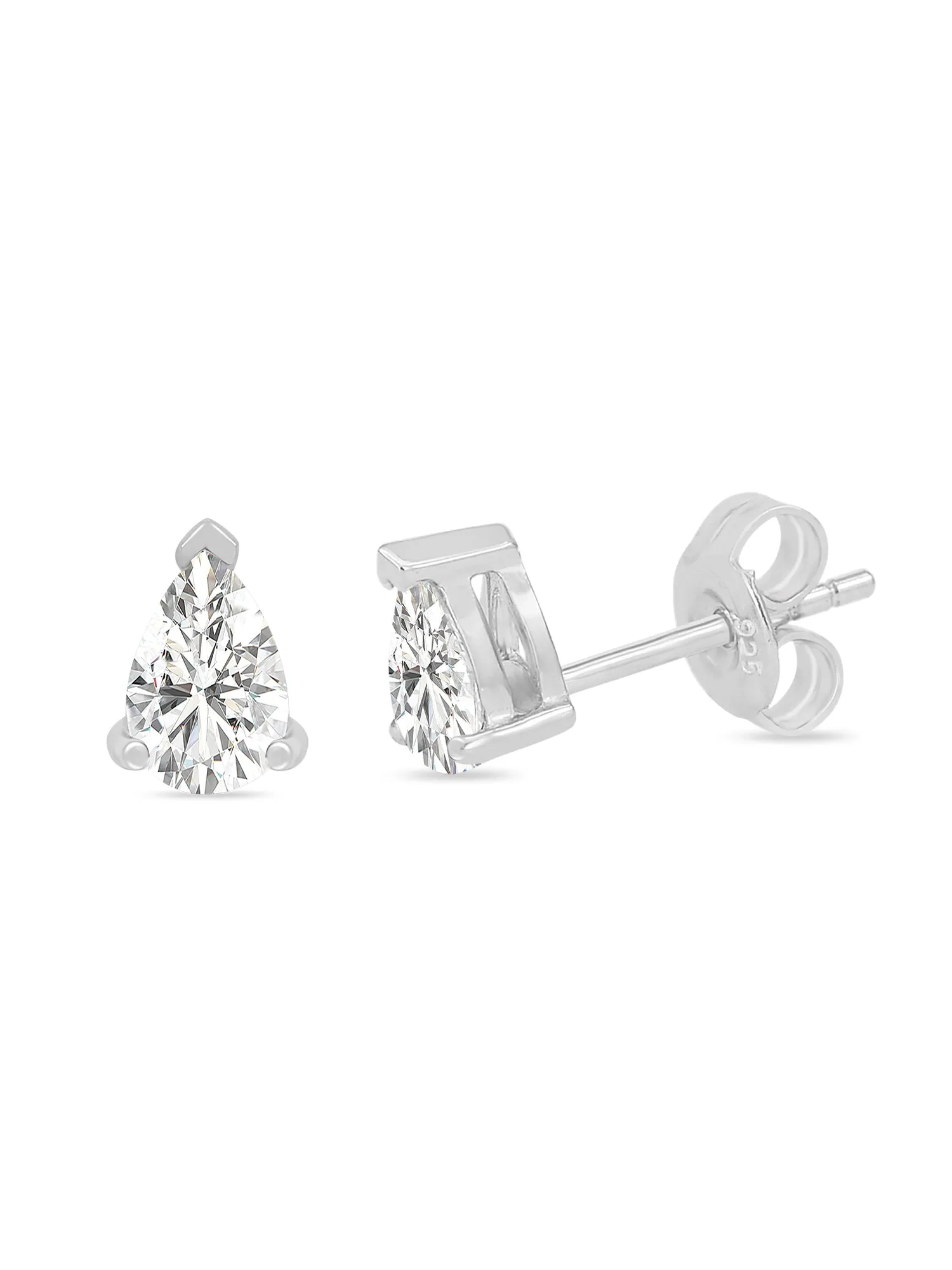 0.5 Carat American Diamond 925 Silver Studs For Women