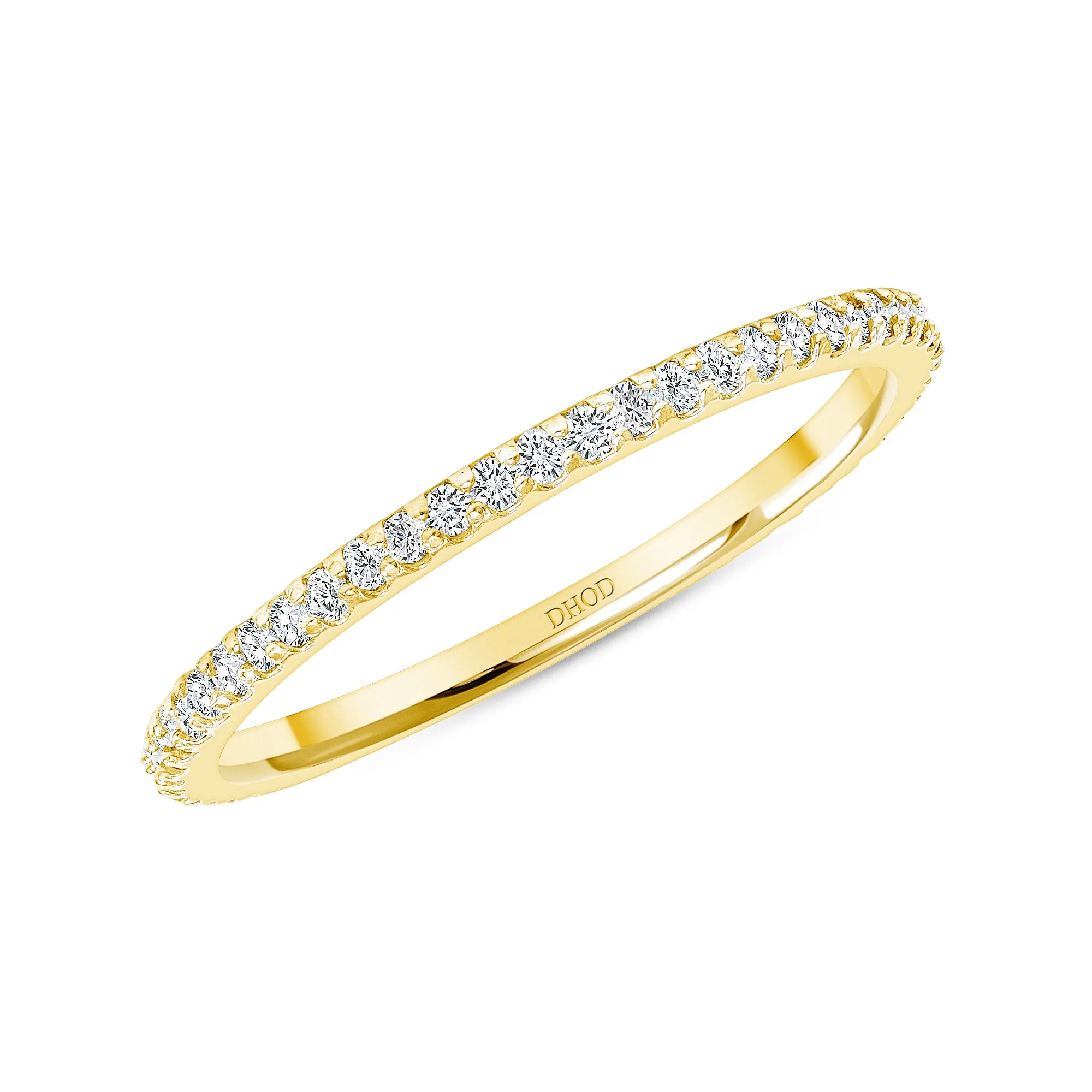 14K Gold 1MM Diamond Eternity Band