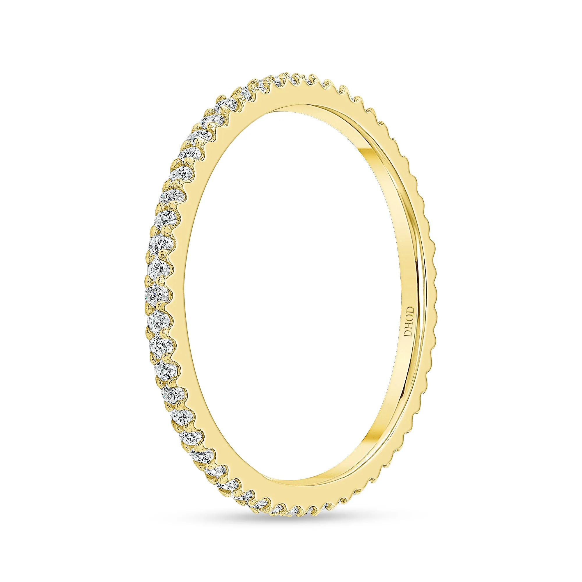 14K Gold 1MM Diamond Eternity Band