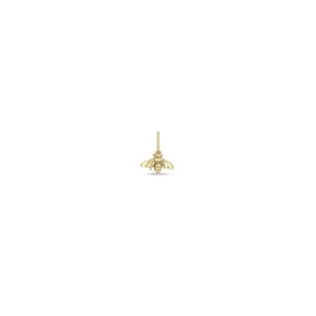 14k Single Bumble Bee Charm