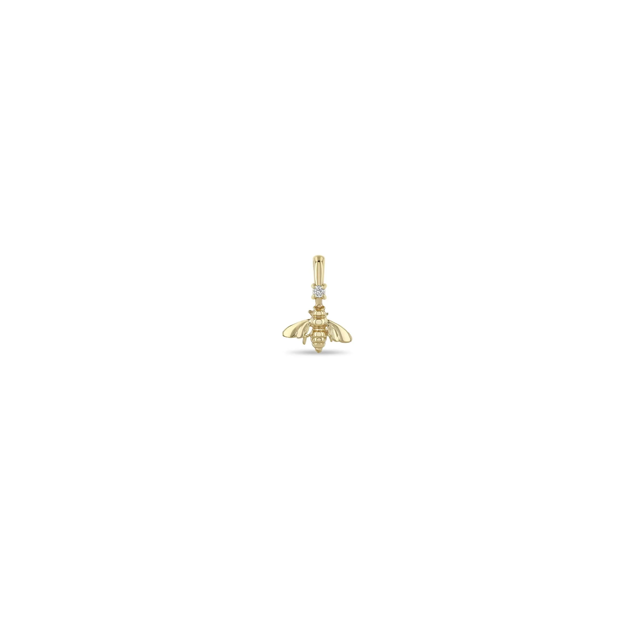 14k Single Bumble Bee Charm