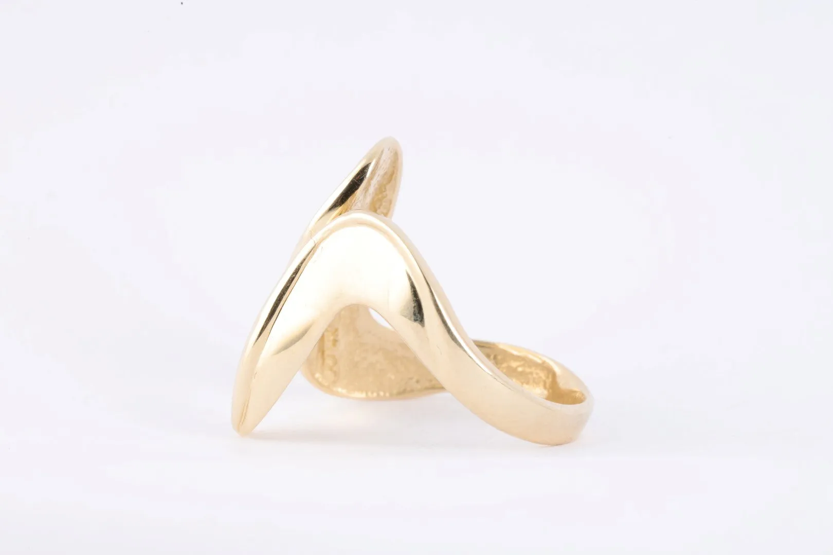 14K Yellow Gold Abstract Ring Size 10 (5.89g.)