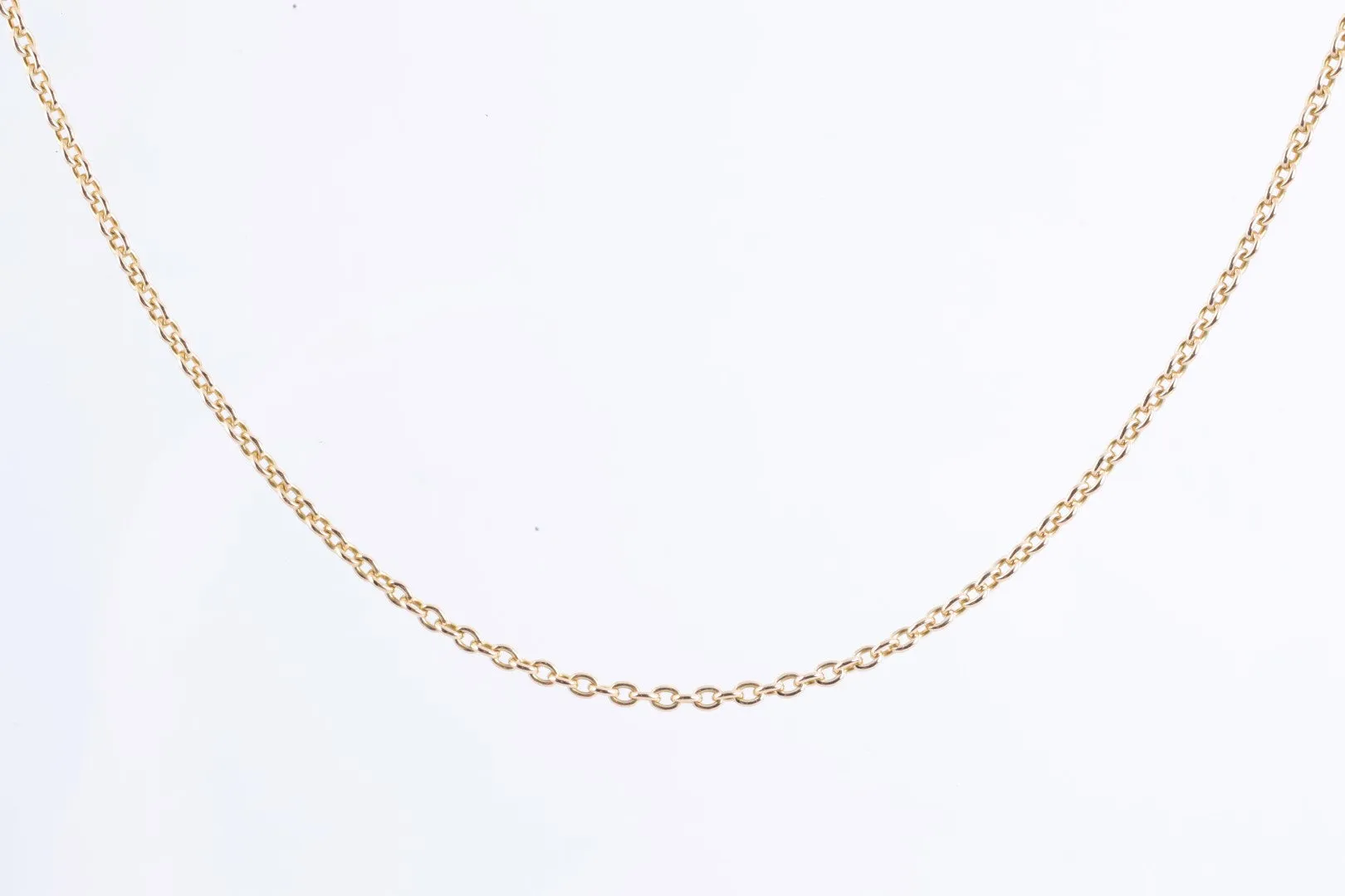 18.5" 14k Yellow Gold Cable Chain (7.82g.)