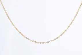 18.5" 14k Yellow Gold Cable Chain (7.82g.)