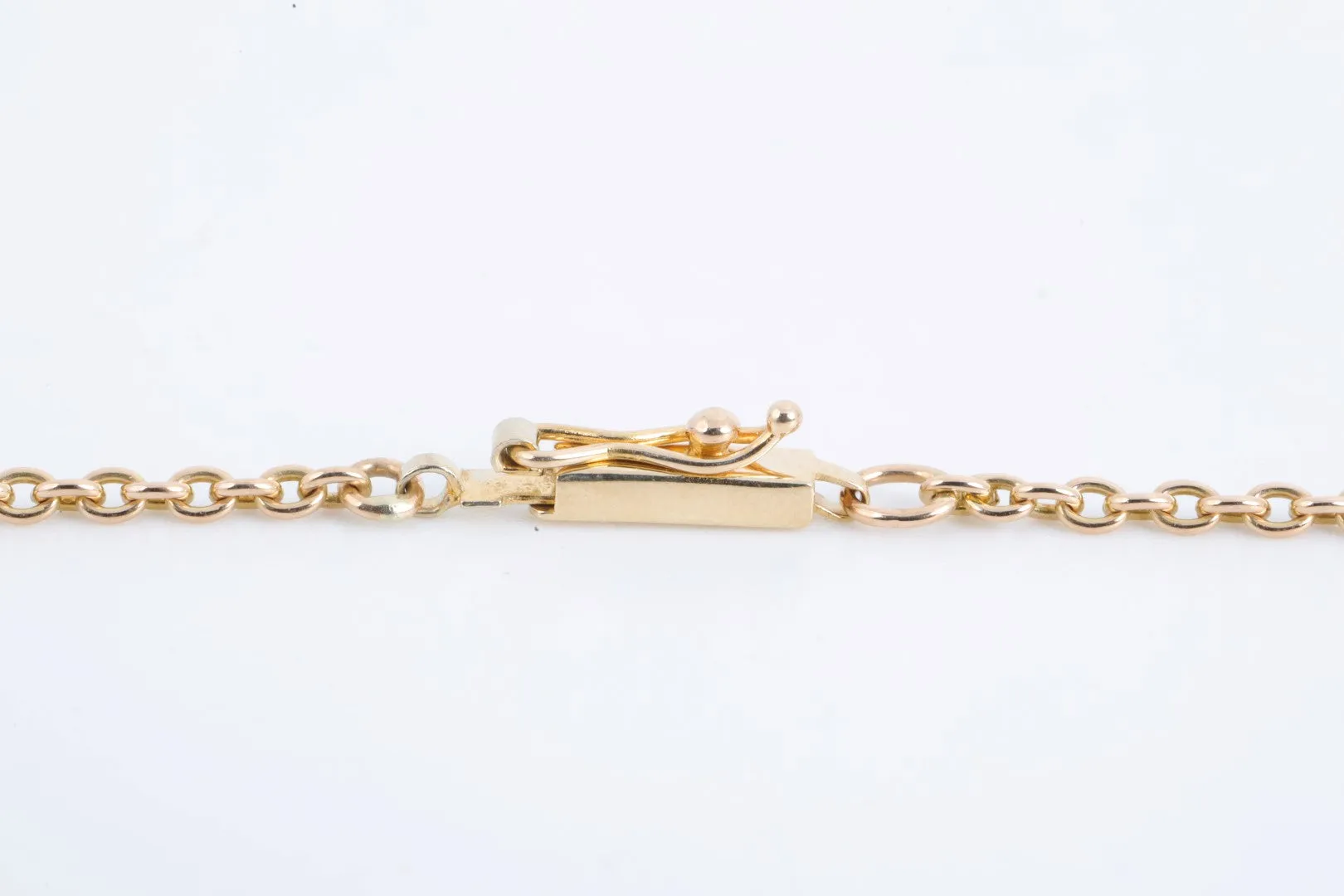 18.5" 14k Yellow Gold Cable Chain (7.82g.)