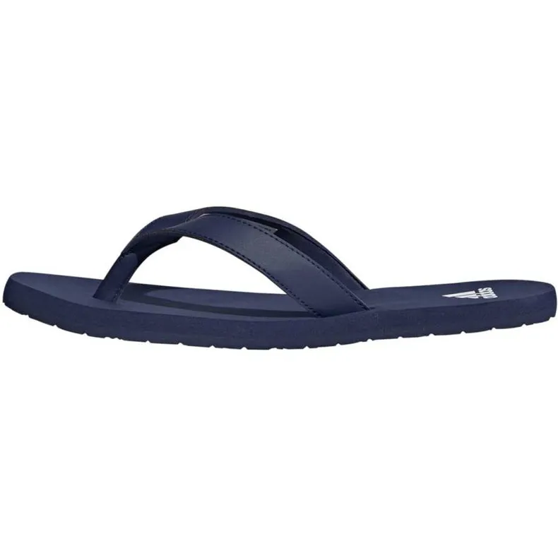 2 x Adidas Mens Dark Blue/White Eezay Flip Flop Casual Thongs