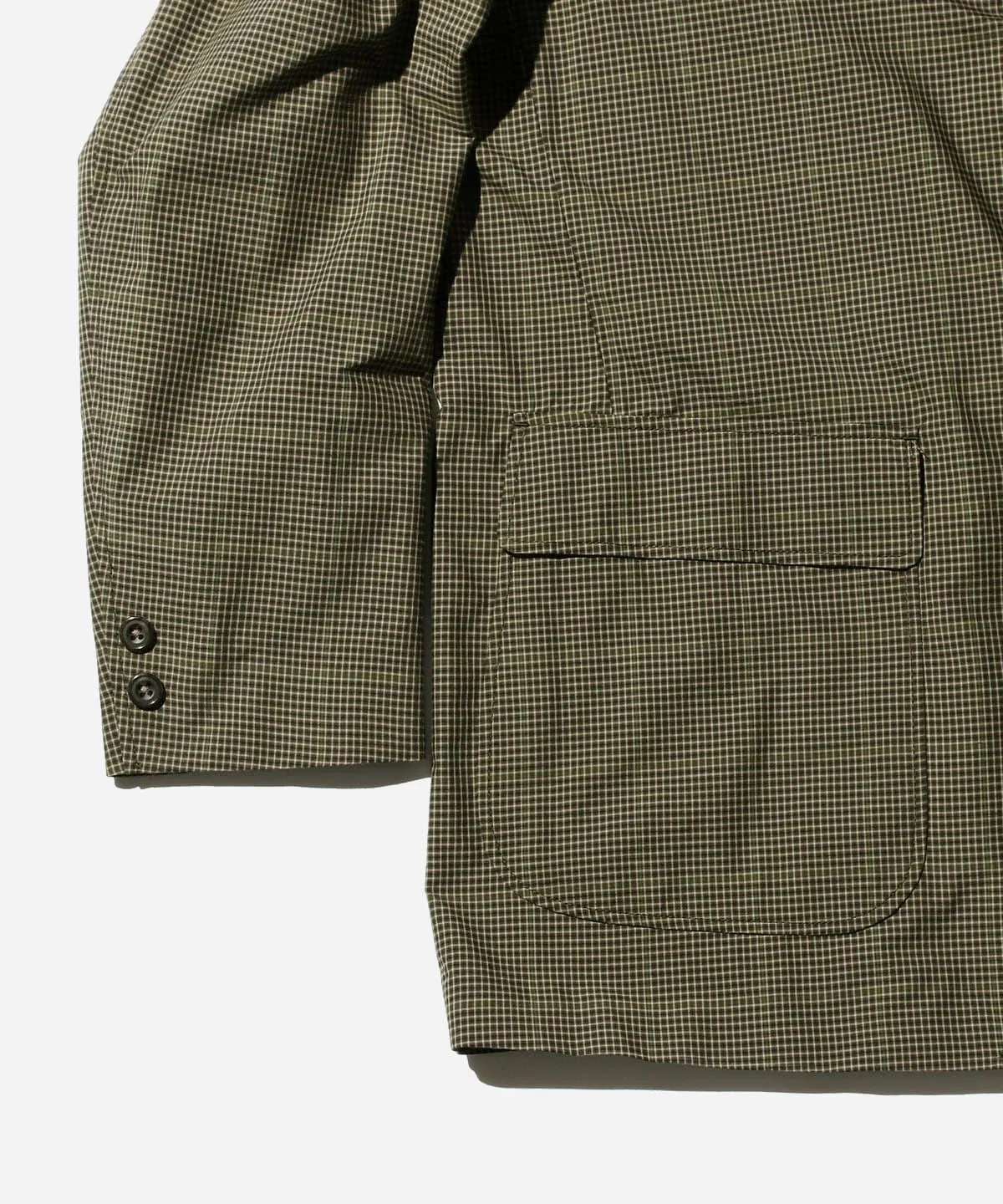 3B Box-Fit Jacket TR Plaid - Olive