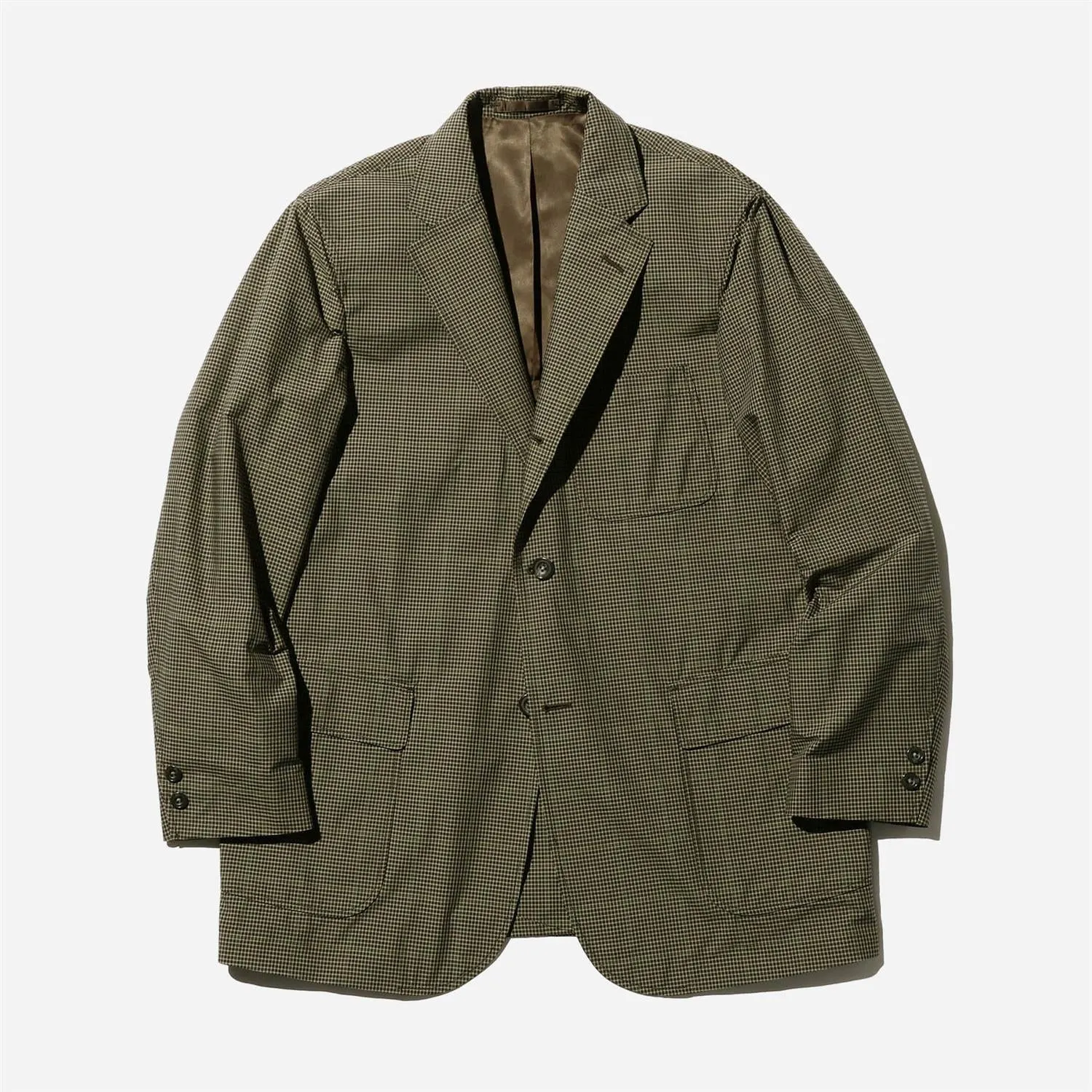 3B Box-Fit Jacket TR Plaid - Olive