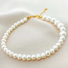 925 Silver Pearl Bracelet