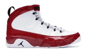 Air Jordan Retro 9 White Gym Red