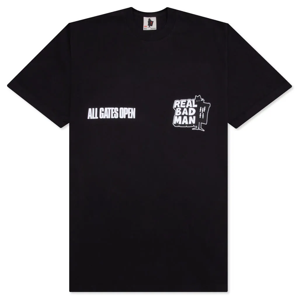 All Gates Open S/S Tee - Black