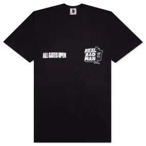 All Gates Open S/S Tee - Black