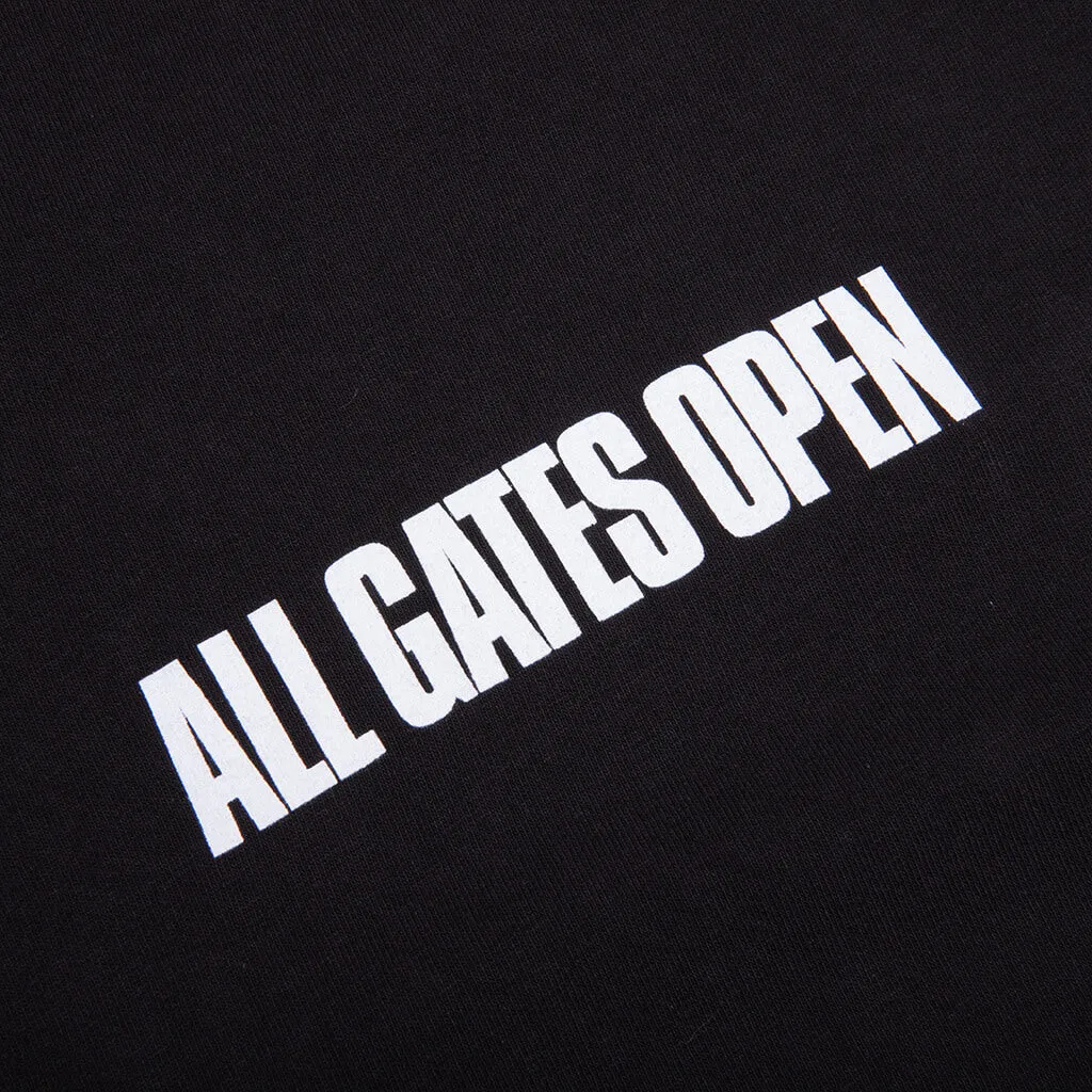 All Gates Open S/S Tee - Black