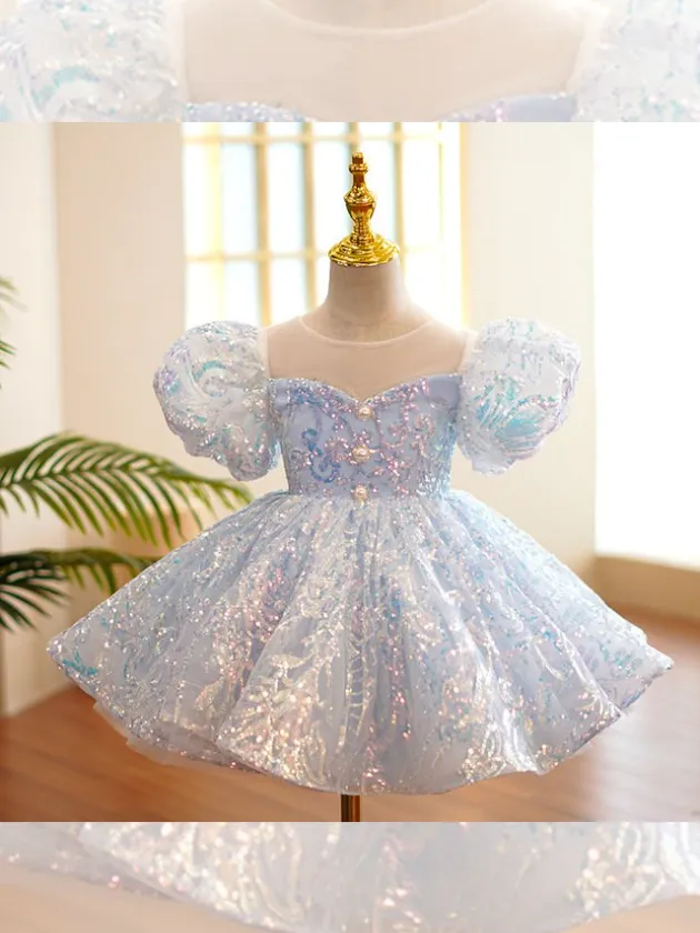 Angelic Sparkle Cupcake Special Occasion Dress