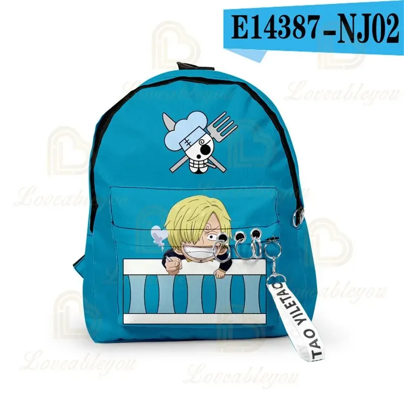 Anime One Piece Oxford Bag School Backpack Boy Children Girl Backpack Fashion Primary School Shoulder Bag Unisex 3d Print