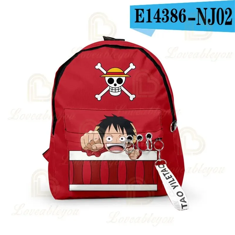 Anime One Piece Oxford Bag School Backpack Boy Children Girl Backpack Fashion Primary School Shoulder Bag Unisex 3d Print