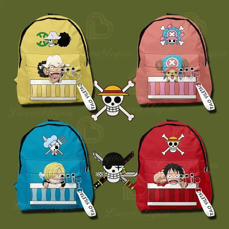 Anime One Piece Oxford Bag School Backpack Boy Children Girl Backpack Fashion Primary School Shoulder Bag Unisex 3d Print