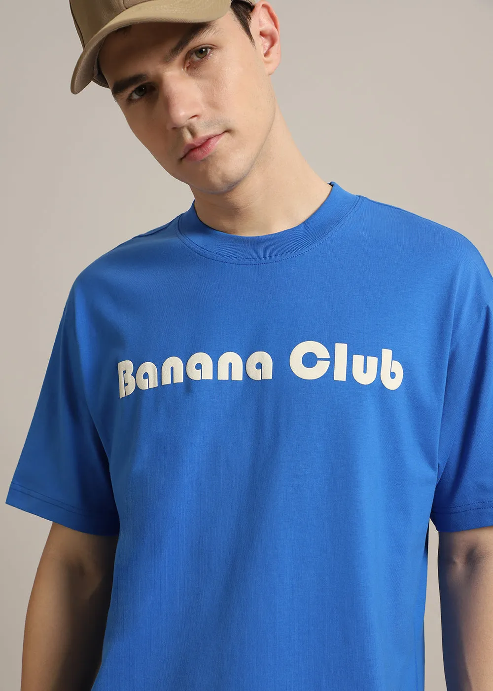 Banana Club Embossed Oversized Fit T-shirt