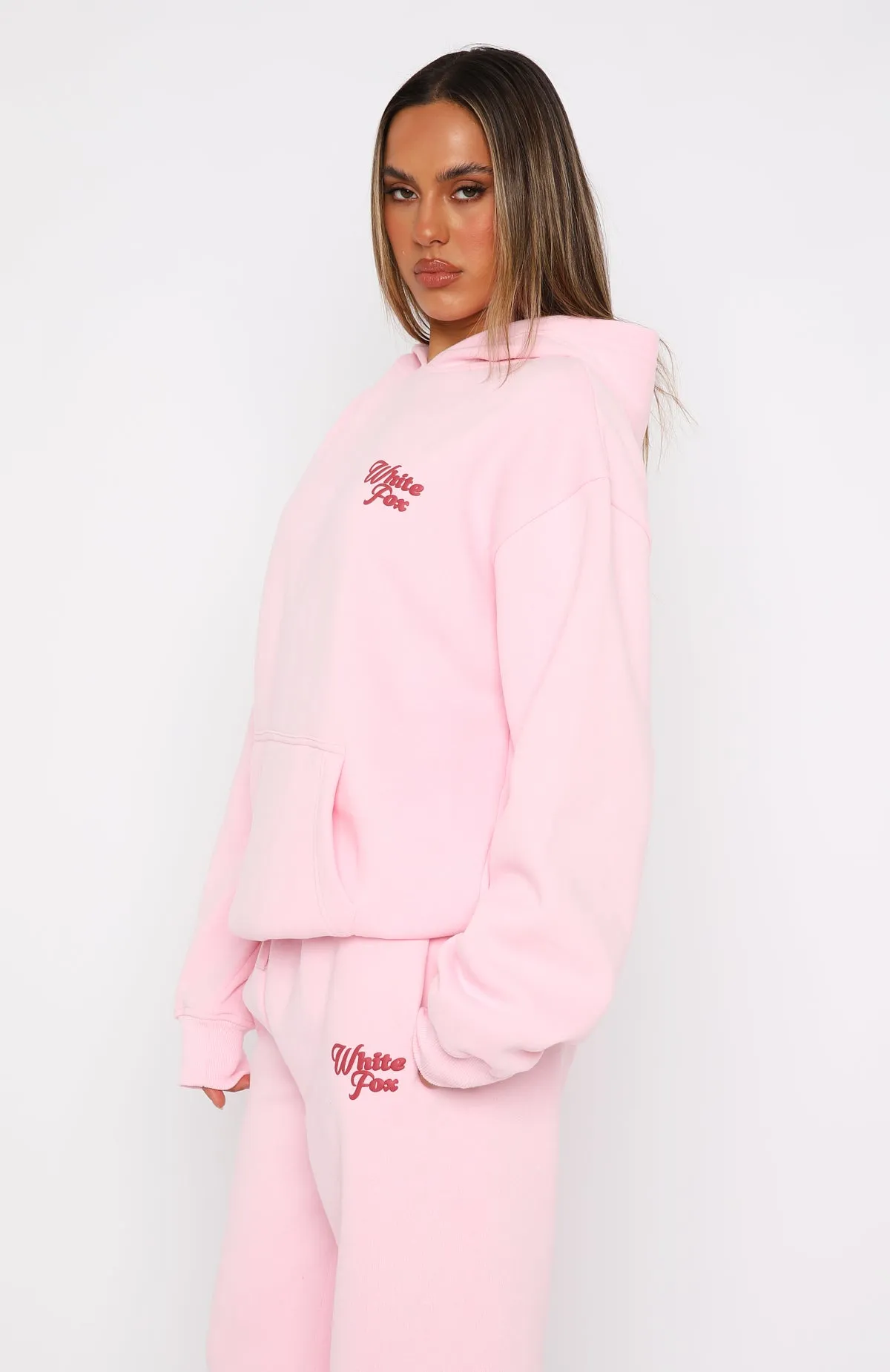 Be There For You Oversized Hoodie Pink