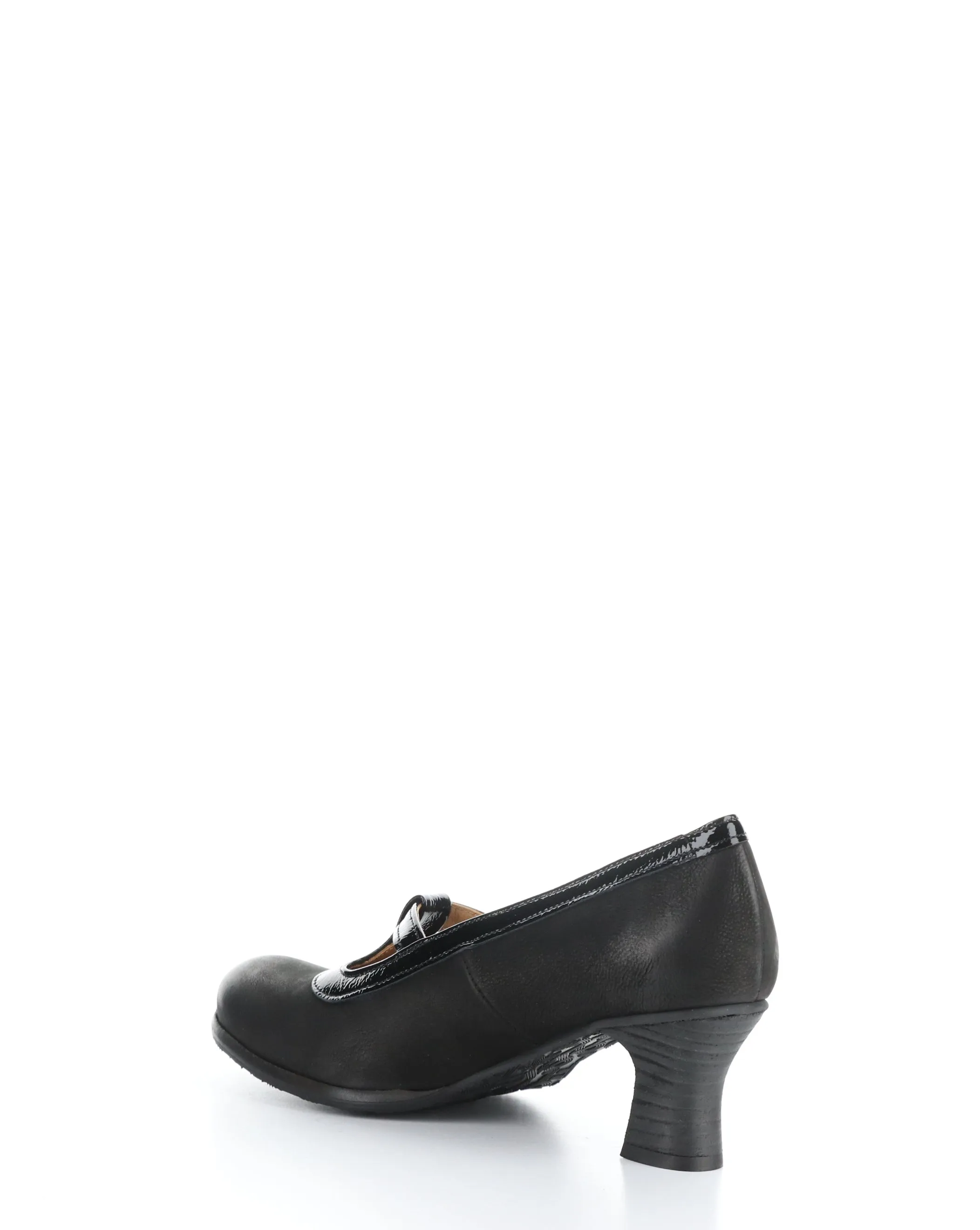 BEGI085FLY 002 BLACK Round Toe Shoes