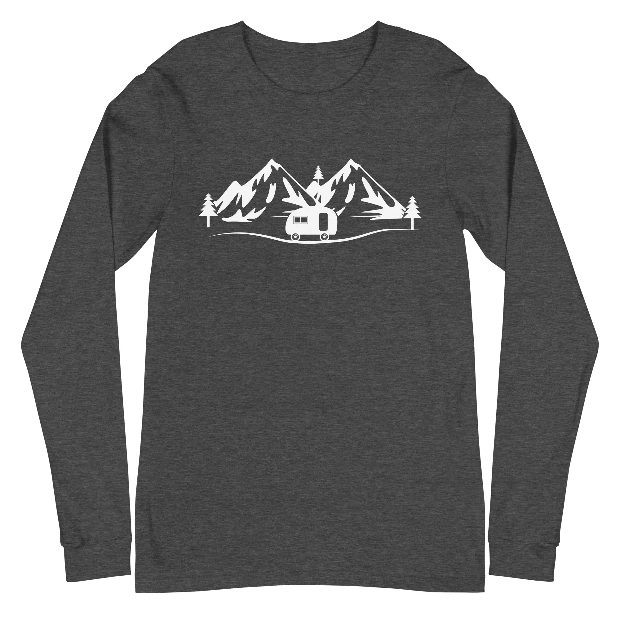 Berge - Camping Caravan - (11) - Longsleeve (Unisex)