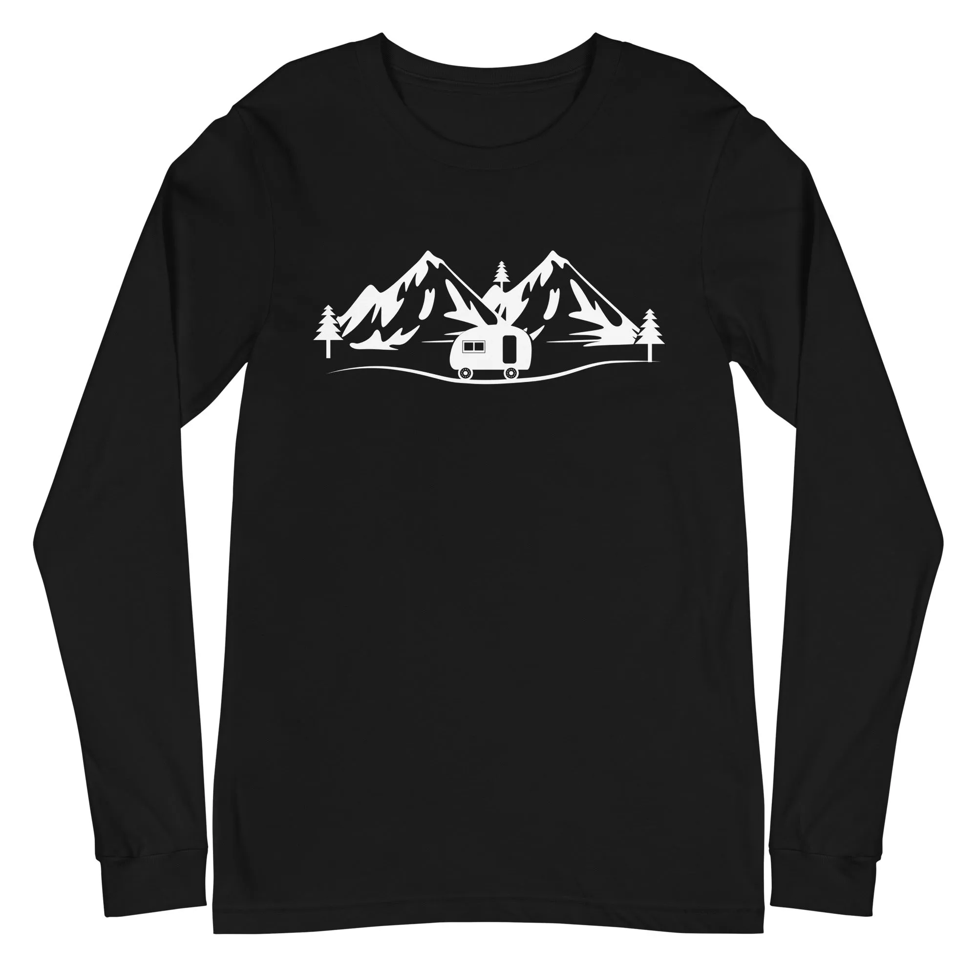 Berge - Camping Caravan - (11) - Longsleeve (Unisex)