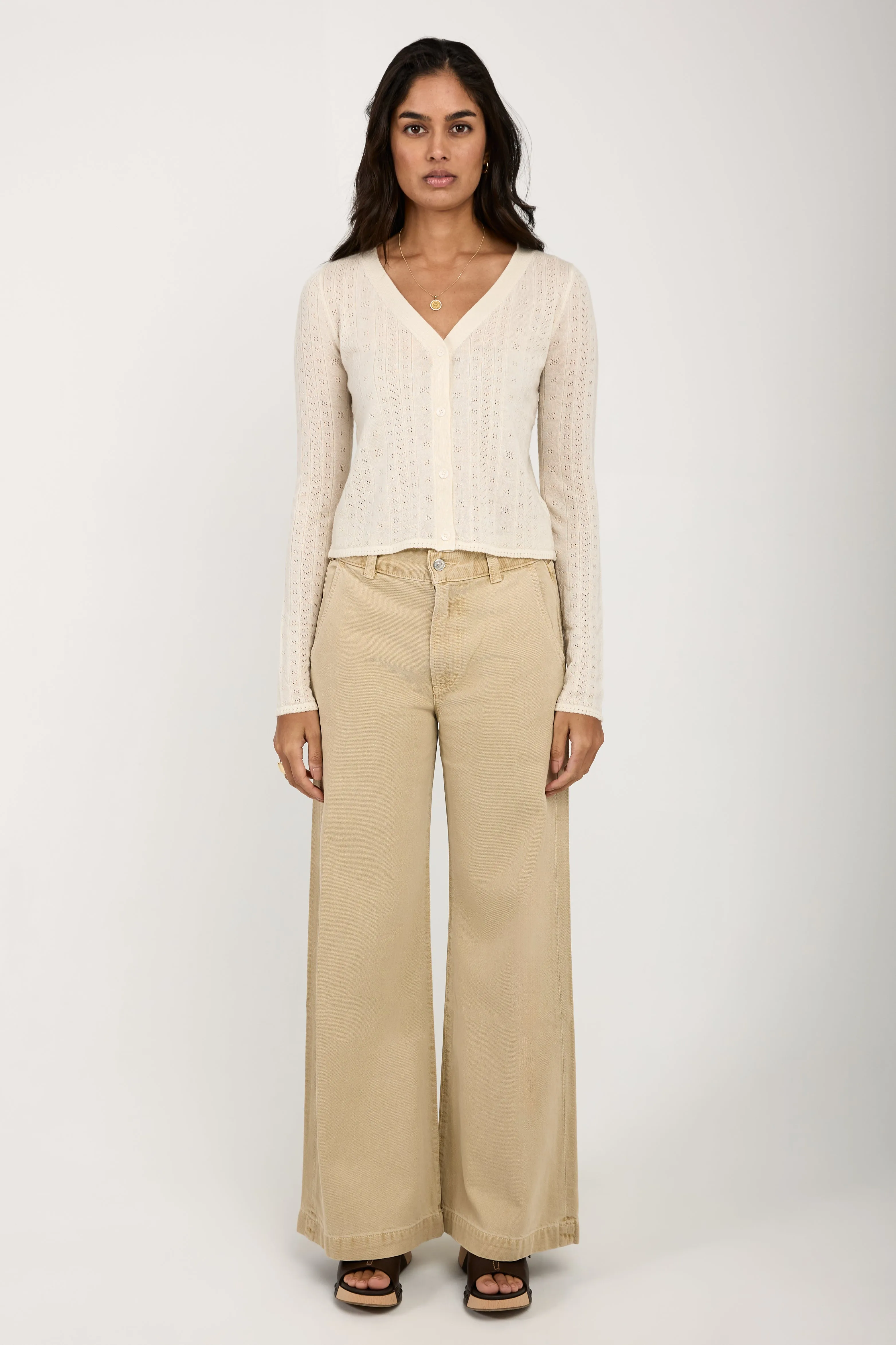 Beverly Trouser Jean in Taos Sand