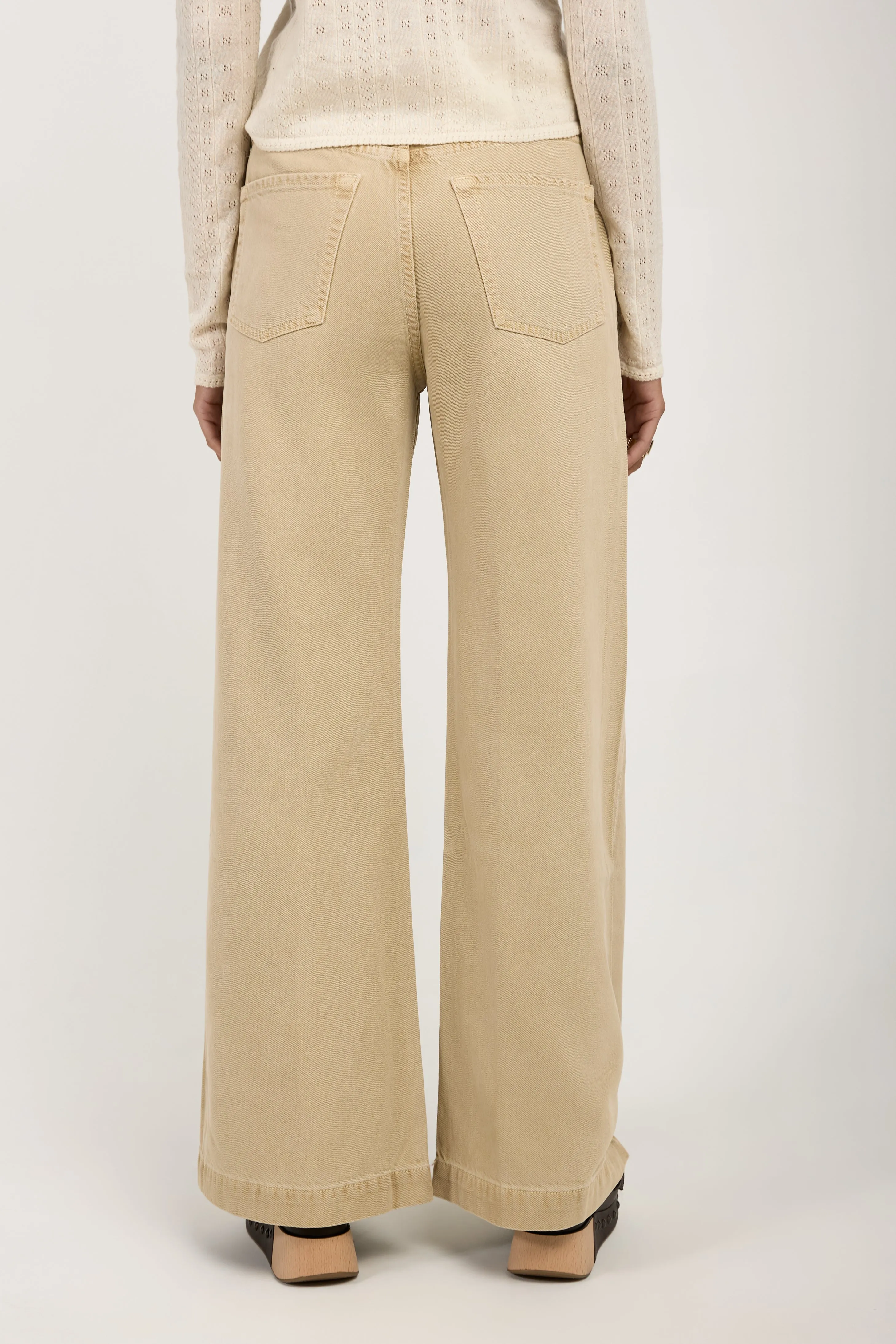 Beverly Trouser Jean in Taos Sand