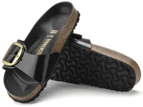 Birkenstock: Madrid Big Buckle in High Shine Black