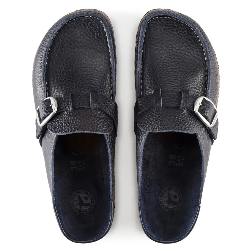 Birkenstock Women's Buckley Natural Leather (Navy - Narrow Fit)