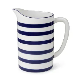 Blue Stripe Large Pitcher