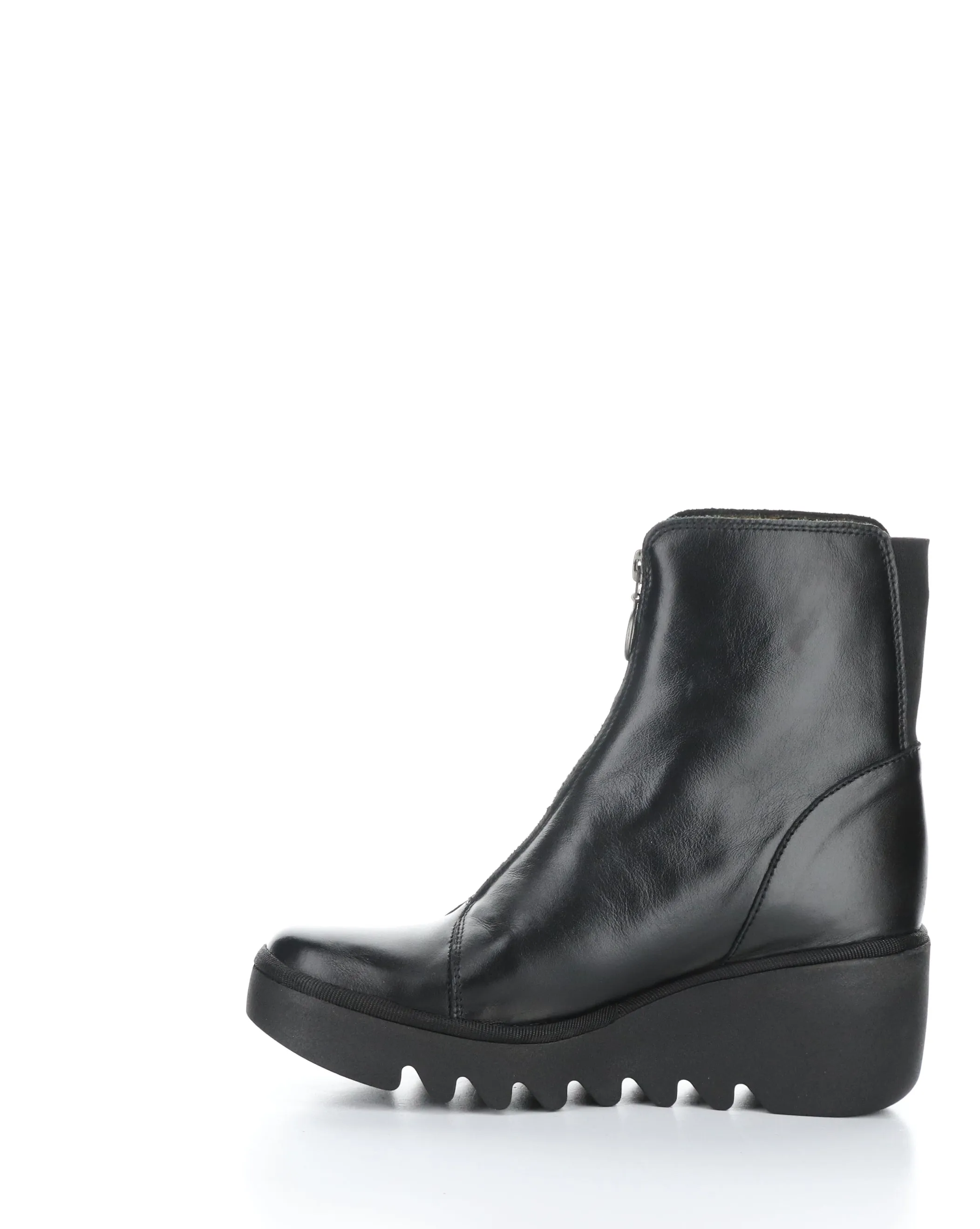 BOCE457FLY 000 BLACK Round Toe Boots