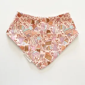 Bohemian Babies Organic Cotton Bandana Bib - Birthday Surprise Pink