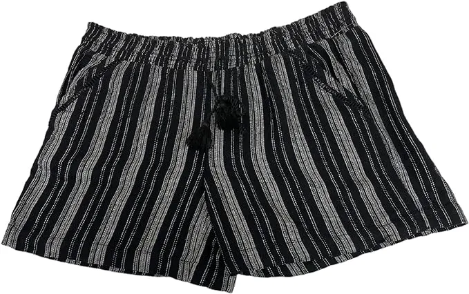 Briggs New York Women's Linen Blend Pull-On Shorts