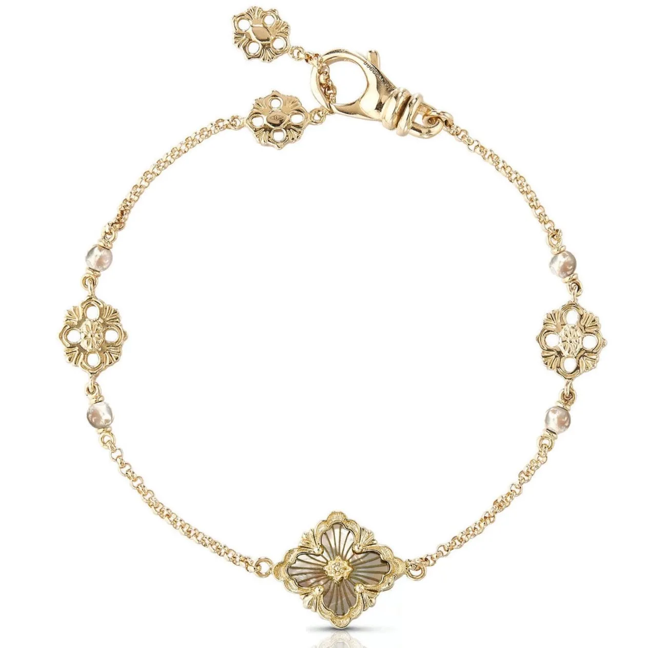 Buccellati - Opera Tulle - Bracelet with Mother of Pearl, 18k Yellow Gold