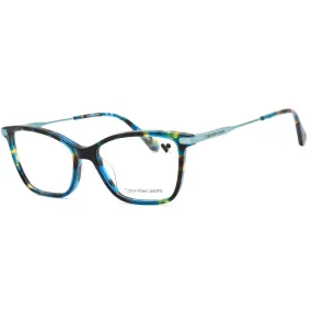 Calvin Klein Jeans CKJ21632 Eyeglasses BLUE HAVANA/Clear demo lens