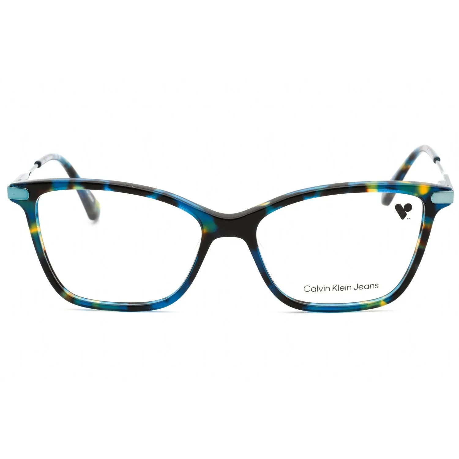 Calvin Klein Jeans CKJ21632 Eyeglasses BLUE HAVANA/Clear demo lens