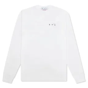 Caravaggio Paint Skate L/S Tee - White/Black