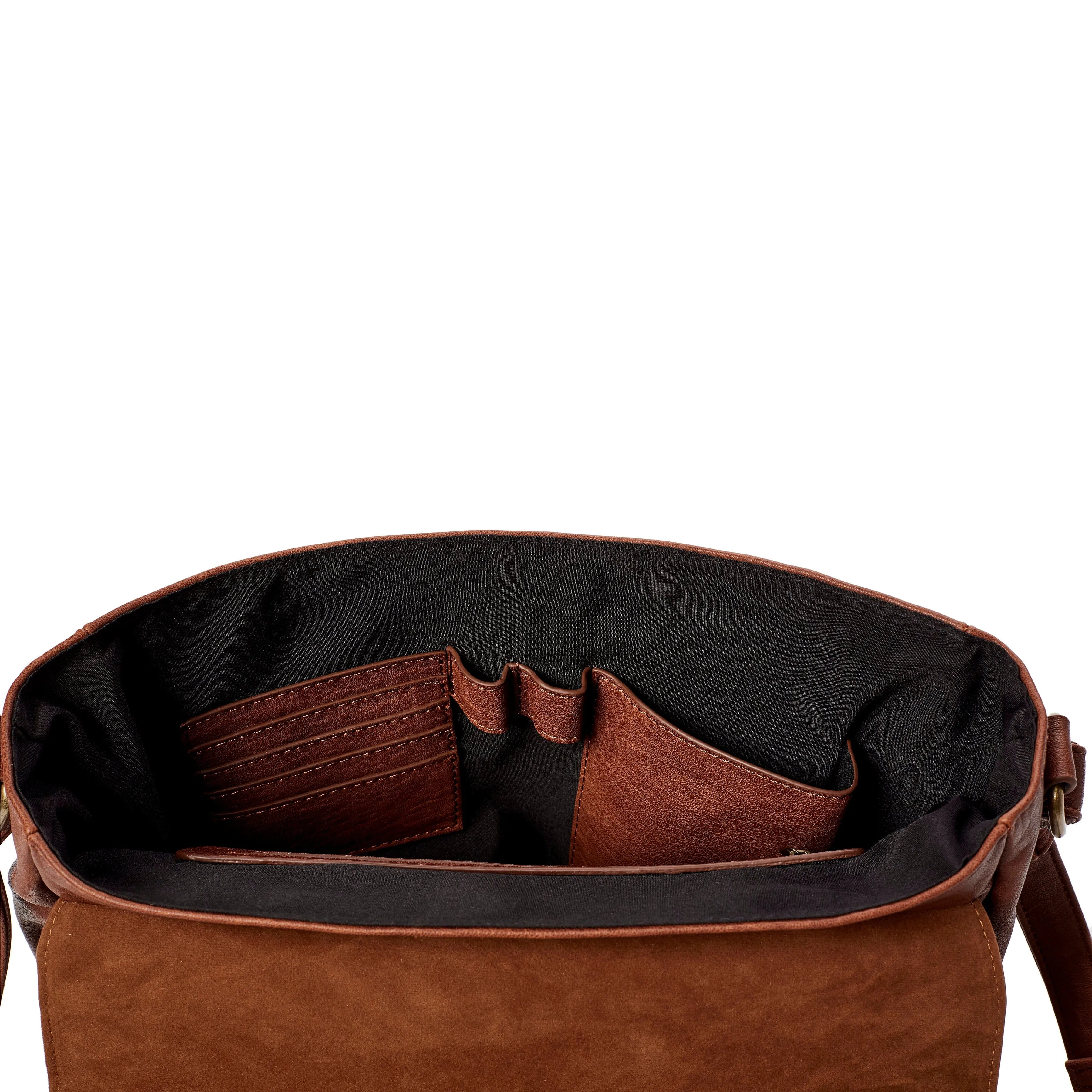 Carter Vegan Leather Classic Messenger Bag | Multiple Colours