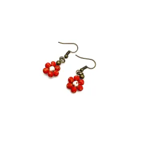 Ceramic Daisy Earringsp