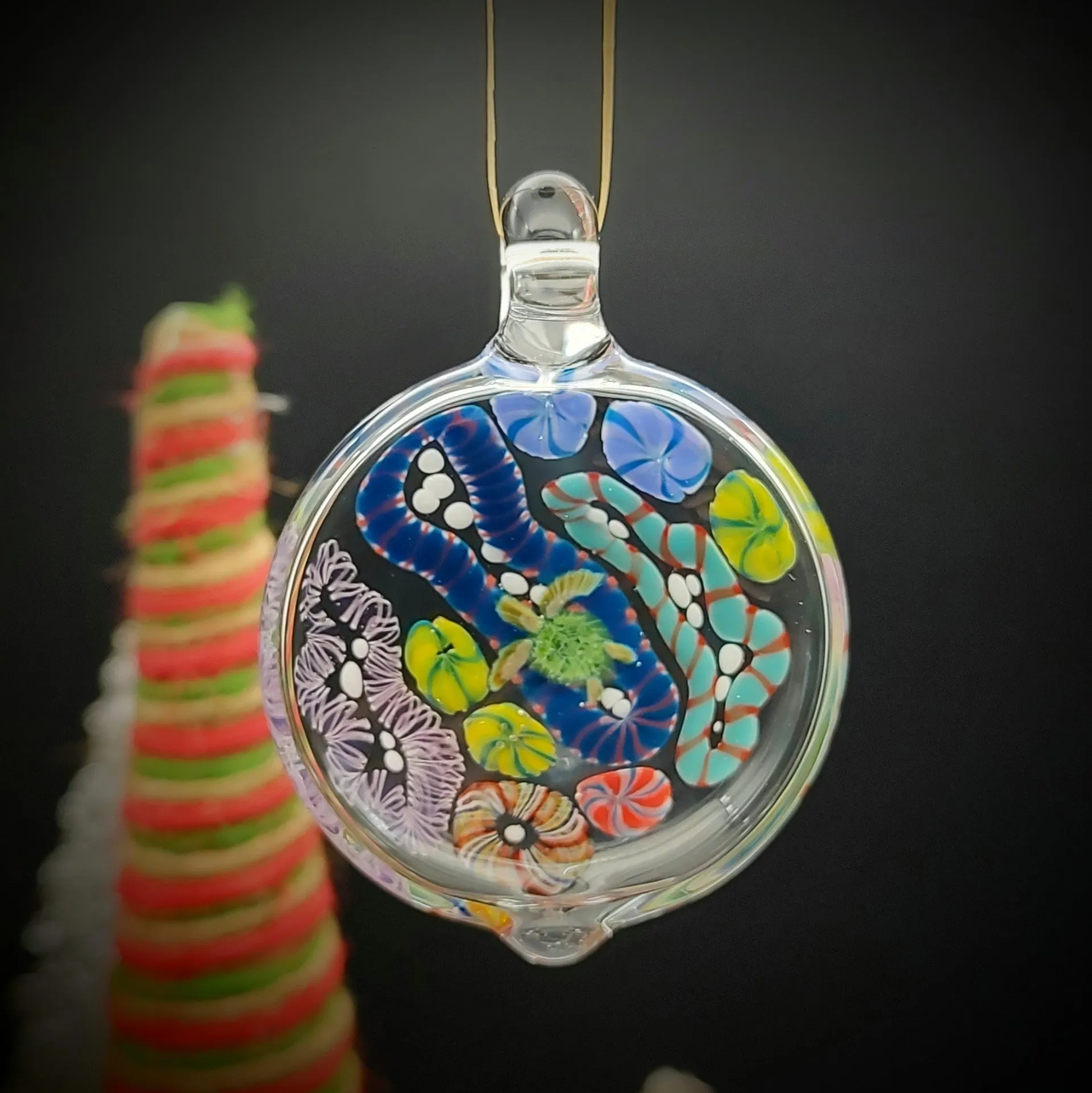 Christmas Seascape Ornament (Ready To Ship)