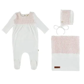 Citrine Light Pink Wider Smocked Set