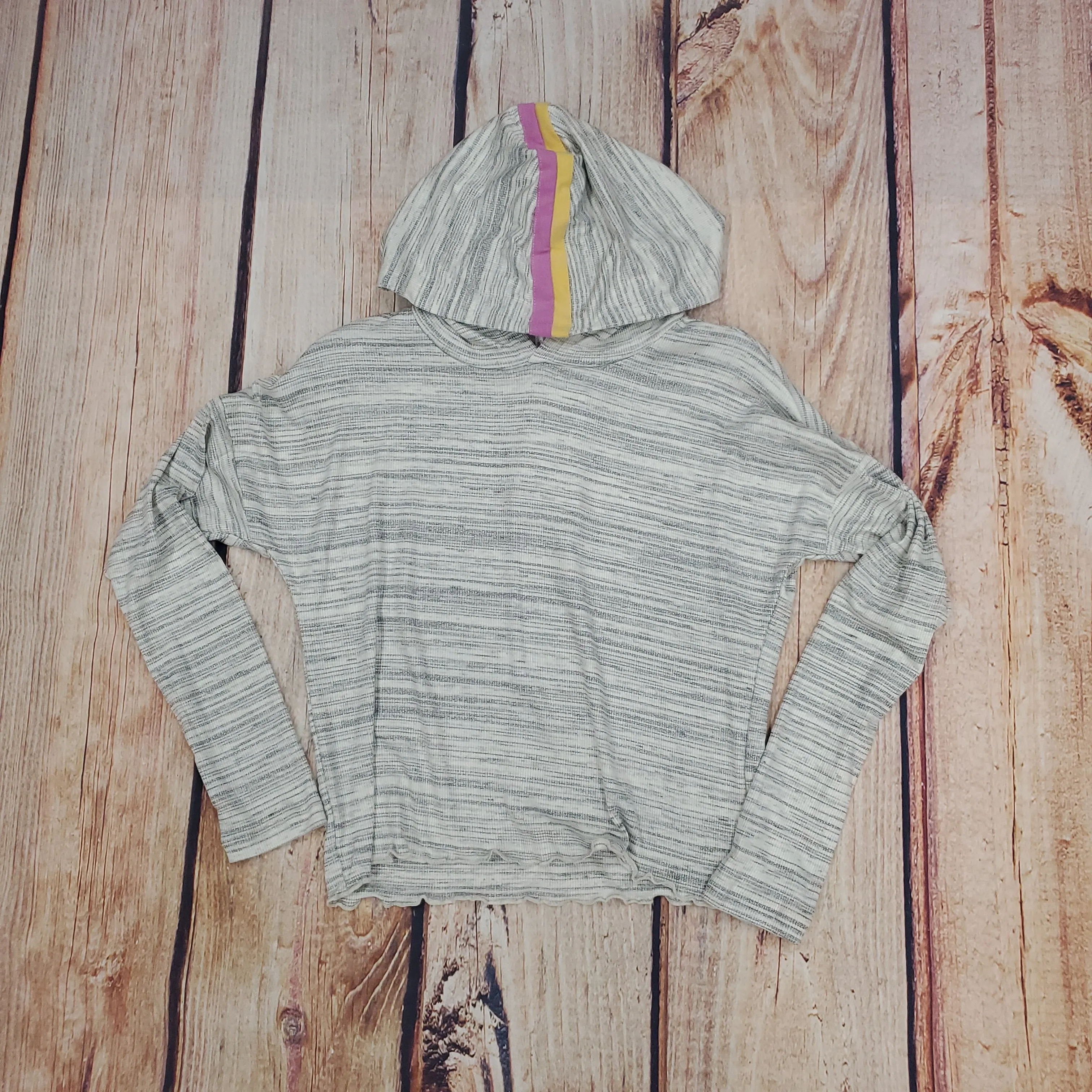 CLEARANCE-407 ALLISON GREY HOODIE