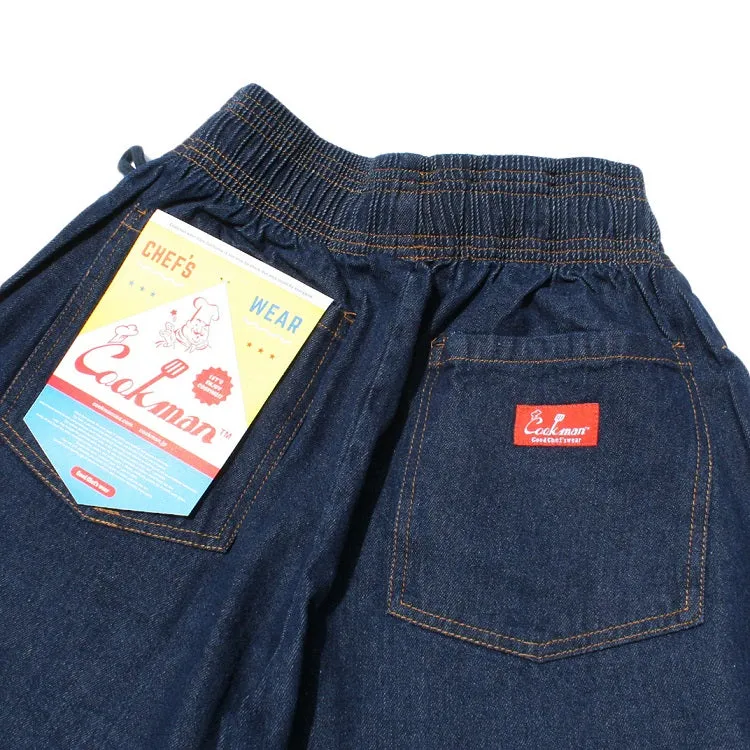 Cookman Chef Short Pants - Denim : Navy