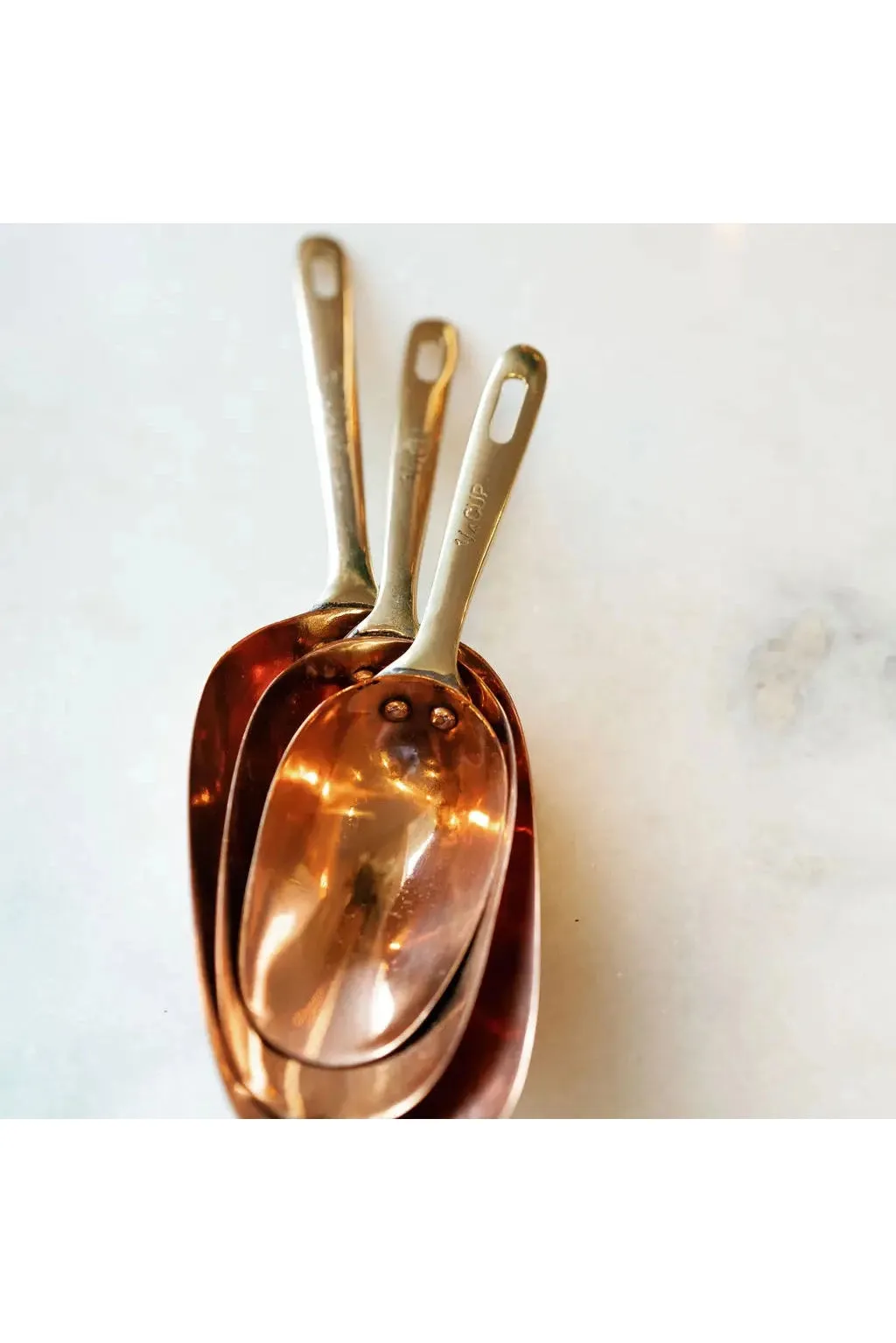 Copper Measuring Scoops