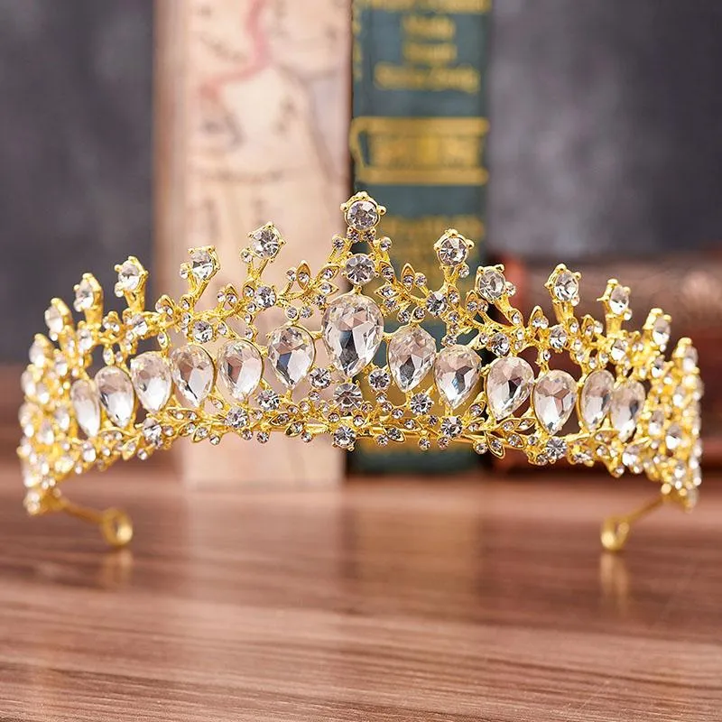 Crystal Baroque Luxury Wedding & Prom Queen Crown