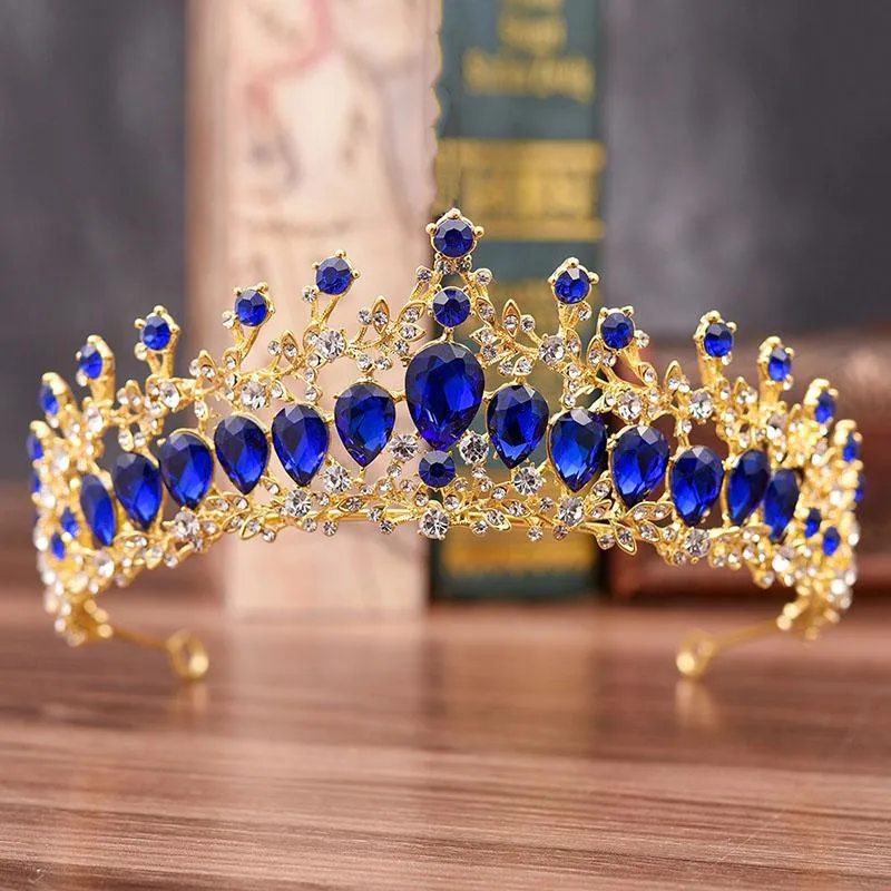 Crystal Baroque Luxury Wedding & Prom Queen Crown