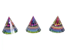 Crystal Pyramid Paper Weight