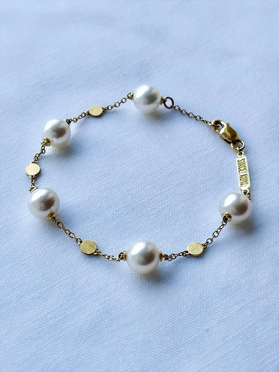 Dazzling Droplets - Bracelet with pearls